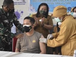Kapolres Toraja Utara Dapat Dosis Ketiga Vaksin