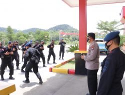 Kapolres Karimun Berkunjung ke Mako Brimob Kompi 2 Batalyon A Pelopor