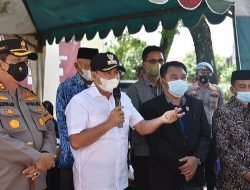 Instruksi Presiden, Bupati dan Kapolres Batu Bara Tinjau Vaksinasi Merdeka Massal