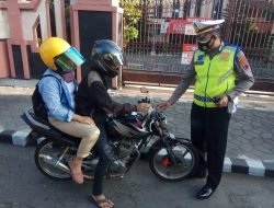 Satlantas Polres Wonogiri Gencar Lakukan Razia Sepeda Motor Knalpot Broong