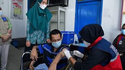 Pertama Kali di Batu Bara, 56 Orang Penyandang Disabilitas Divaksin Covid-19