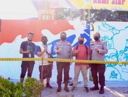 Wakili Polda Babel dalam Ajang Bhayangkara Mural Festival 2021, Tim Koko Bona Mural Siap Menangkan Piala Kapolri