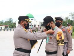 Kapolres Kepulauan Meranti Pimpin Apel Akbar Bhabinkamtibmas