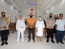 Polres Karimun Patroli Sambang Berikan Himbauan dan Lakukan Vaksinasi di Tempat Ibadah