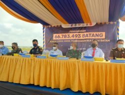Berantas Peredaran Rokok Ilegal, Bea Cukai Batam Musnahkan 66,78 Juta Batang Rokok Ilegal