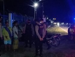 Cegah Kejahatan dan Covid-19, Sat Samapta Polres Meranti Rutin Patroli Malam