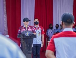 Gelorakan Hari Bhakti Imigrasi Ke-72, Menkumham Pimpin Apel Gabungan