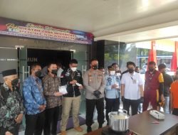 Satresnarkoba Polres Karimun Gelar Konferensi Pers Pemusnahan Barang Bukti Sabu