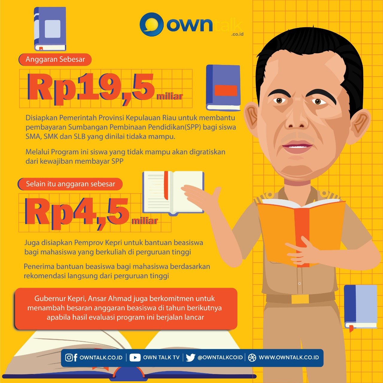 Infografis Pendidikan 
Sumber : Kantor Berita Owntalk 