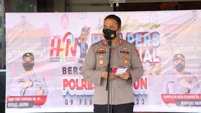 Kapolres Karimun Gelar Tasyakuran Hari Pers Nasional Tahun 2022
