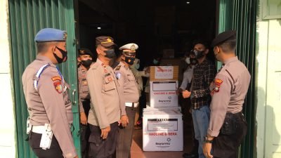 Dapat Distribusi dari Polda, Sebanyak 1.550 VIAL Vaksin Diterima Klinik Polres Karimun