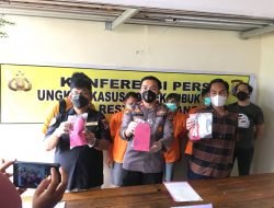 Dapat Bogem Mentah dari Warga, Tiga Pelaku Pencuri Kabel Diamankan Polsek Lubuk Baja