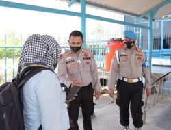 Datangi Pelabuhan Tanjungharapan, Kapolres Cek Aktivitas Posko Antisipasi Covid-19