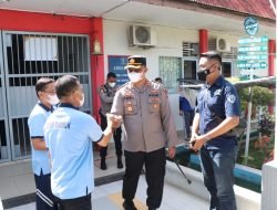 Kapolres Karimun Tinjau Gerai Vaksin Presisi Di Rutan Kelas II TBK