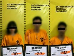 Polres Meranti Ringkus Tiga Pengedar Shabu