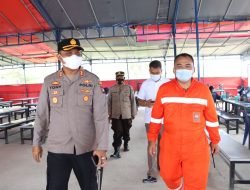 Gerai Vaksin Polres Karimun Di PT.Saipem