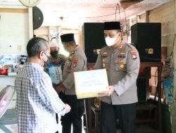 Kapolres Karimun Bantu Warga Pengidap Kanker Dan Panti Asuhan Baiturrahmah