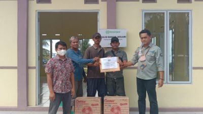 Tingkatkan Kenyamanan Jemaah Beribadah, PT Timah Tbk Serahkan Bantuan ke Masjid Al-Berjawi Teluk Salak