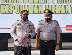 Kapolres Meranti Pimpin Upacara Purna Bhakti Kasi Humas