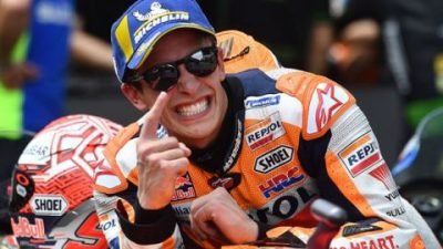 Marc Marquez Atraksi di Tengah Parade MotoGP di Jakarta