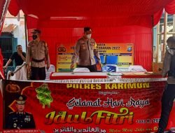Kapolres Karimun tinjau pos pengamanan dan pos pelayanan lebaran 2022