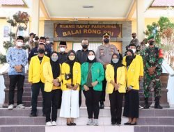 Aliansi Mahasiswa Geruduk Kantor DPRD Karimun, Polres Karimun Siaga Lakukan Pengamanan