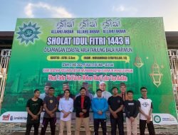 PDPM Karimun Menggelar Sholat Idul Fitri 1443 H di Lapangan Costal Area
