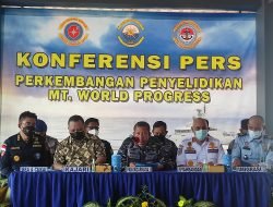 KRI BALADAU Amankan Kapal MT World Progress Bermuatan CPO