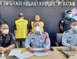 Dua WNA Asal Singapura dan Malaysia Dideportasi Imigrasi Batam