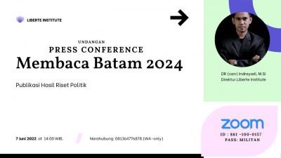 Survei Liberte :  Persentasi Pemilik Akseptabilitas Tertinggi Untuk Pilkada Batam 2024