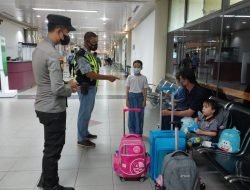 Polsek Bandara Hang Nadim Rutin Sosialisasi Pencegahan Covid 19