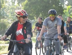 Sambut Hari Bhayangkara ke-76, Polres Meranti Gelar Fun Bike dan Olahraga Bersama