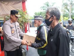 Dalam Rangka Hari Bhayangkara Ke-76, Polres Karimun Salurkan Bantuan Sosial