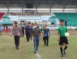 Dandim 0317/Tbk Buka Liga Santri PSSI Tahun 2022