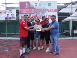 Kapolres AKBP Andi Yul Tutup Turnamen Tenis Lapangan dalam Rangka Hari Bhayangkara ke-76
