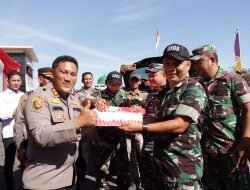 Polres Meranti dapat Kejutan dari Danramil dan Danposal