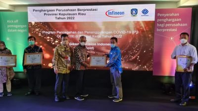 Komitmen Jalankan K3, PT PLN Batam Raih Penghargaan dari Kemenaker RI