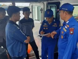 Satpolairud Polres Karimun Lakukan Pencarian Korban KM Sumatera Jaya 88