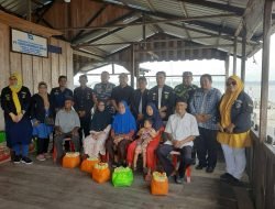 Kegiatan Gamawa Peduli Bersama Lanal Tanjung Balai Karimun