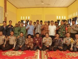 Kapolres Duduk Bersile dengan Pemdes dan Tokoh Masyarakat Desa Tebun