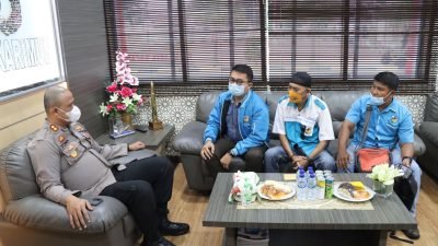 Bangun Sinergitas, Panitia Musda VI KNPI Kabupaten Karimun Audiensi Dengan Kapolres Karimun