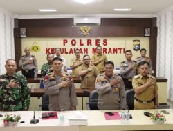 Dir Polairud Polda Riau Bersama Wabup dan Kapolres Bahas Evaluasi Vaksinasi Merdeka
