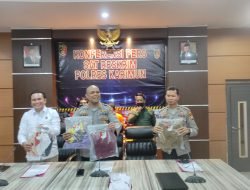 Satreskrim Polres Karimun mengamankan Oknum Guru Yang Melakukan Pencabulan Anak Dibawah Umur