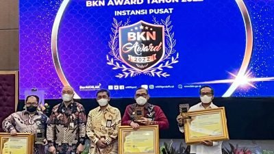 Lagi, Kemenkumham Raih 2 BKN Award tahun 2022