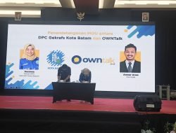 Gekrafs Kota Batam Jalin MoU Dengan Kantor Berita Owntalk