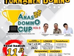 Anas Domino Cup Vol III Kembali Dibuka, Hadiah Rp 11 Juta