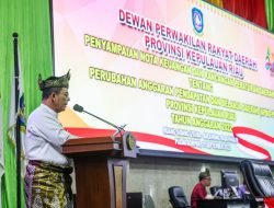 Gubernur Ansar Sampaikan Nota Keuangan dan Ranperda APBD-P 2022 pada Paripurna DPRD Kepri