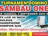 Turnamen Domino Sambau One, Berhadiah TV dan Kulkas