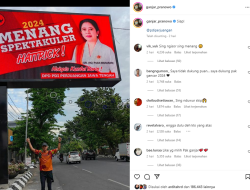 Ganjar Pranowo Kampanyekan Puan, Warganet : Gak Dulu Pak !
