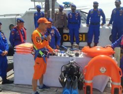 Satpolairud Polres Karimun Melakukan Simulasi Pelatihan SAR